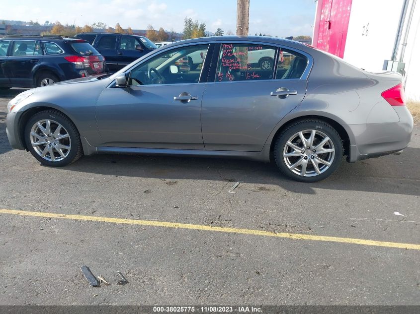 2013 INFINITI G37X - JN1CV6AR0DM750272