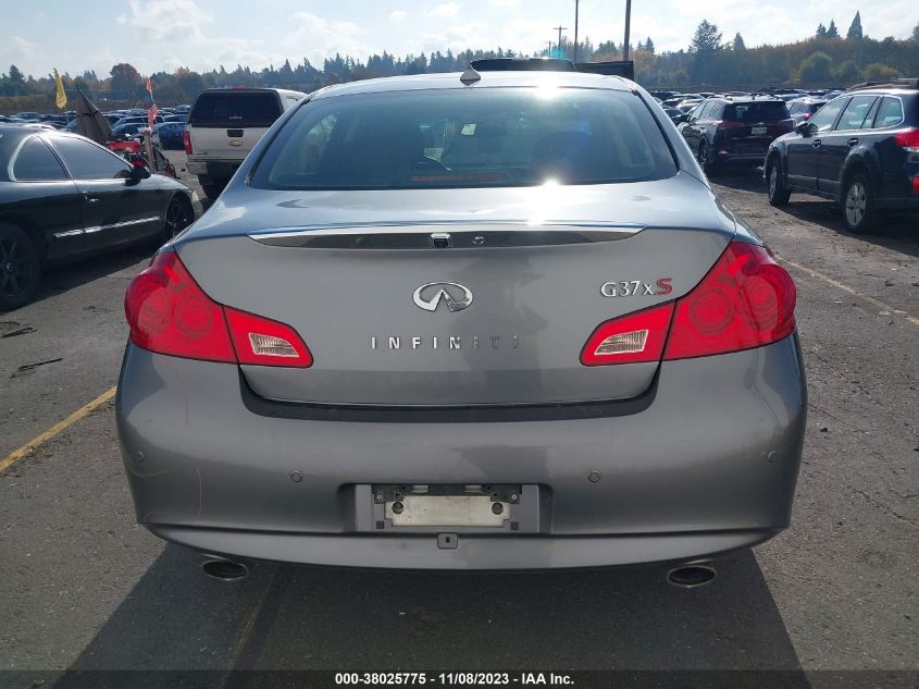 2013 INFINITI G37X - JN1CV6AR0DM750272