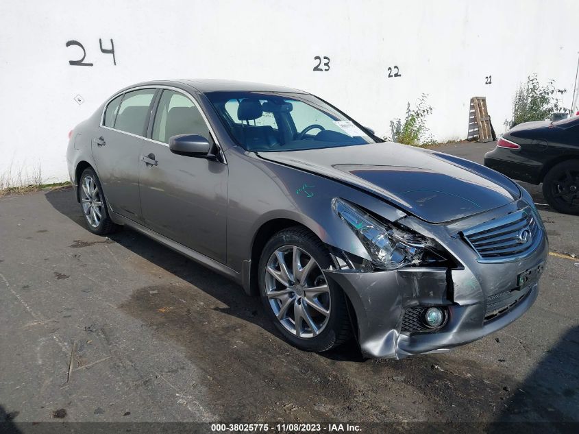 2013 INFINITI G37X - JN1CV6AR0DM750272