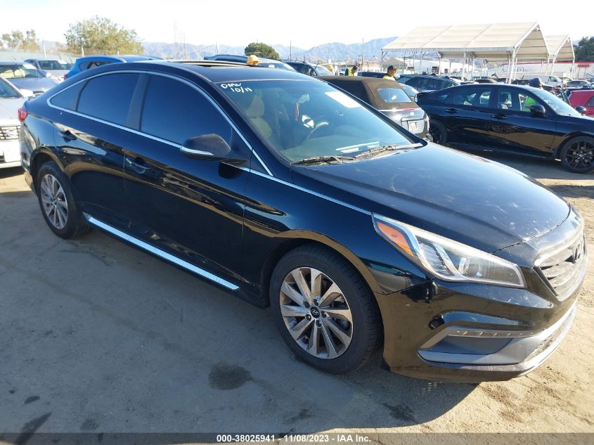 2015 HYUNDAI SONATA 2.4L SPORT - 5NPE34AF7FH071246