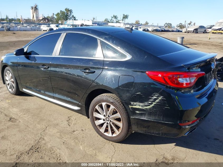 2015 HYUNDAI SONATA 2.4L SPORT - 5NPE34AF7FH071246