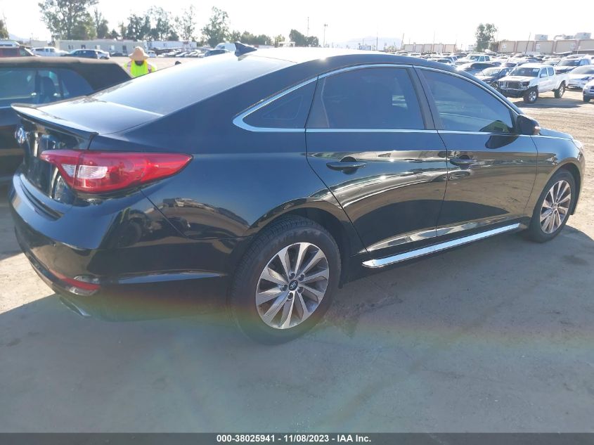 2015 HYUNDAI SONATA 2.4L SPORT - 5NPE34AF7FH071246