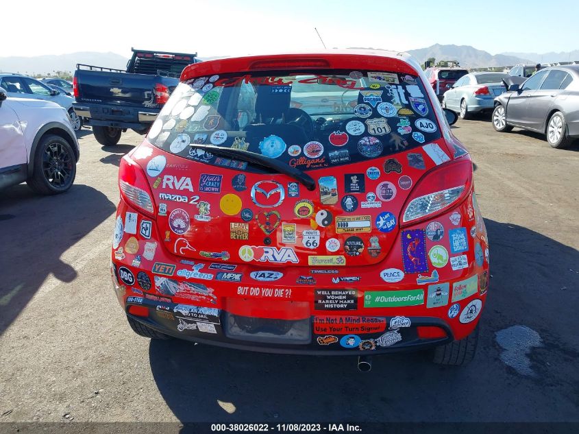 2013 MAZDA MAZDA2 TOURING - JM1DE1LY4D0160902