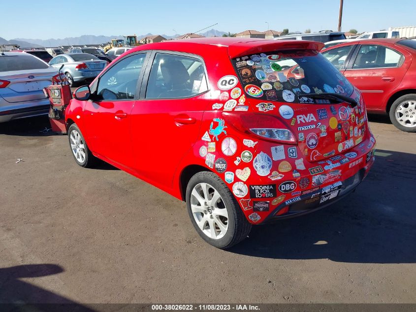 2013 MAZDA MAZDA2 TOURING - JM1DE1LY4D0160902