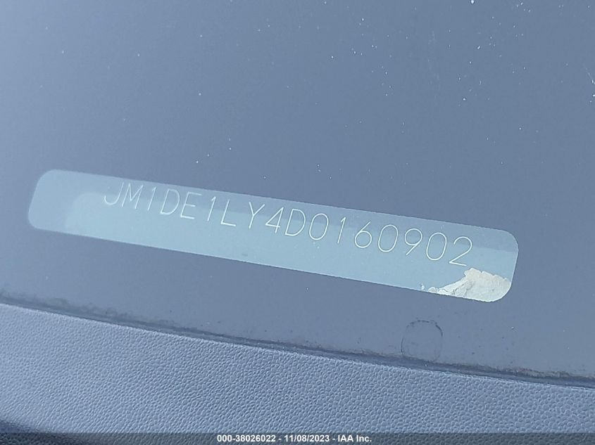 2013 MAZDA MAZDA2 TOURING - JM1DE1LY4D0160902