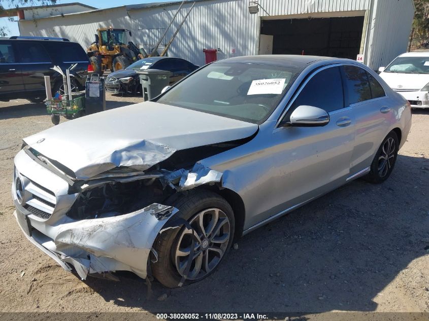 2016 MERCEDES-BENZ C 300 LUXURY/SPORT - 55SWF4JB9GU159609