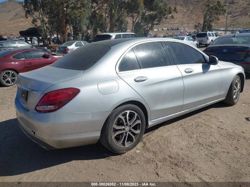 2016 MERCEDES-BENZ C 300 LUXURY/SPORT - 55SWF4JB9GU159609
