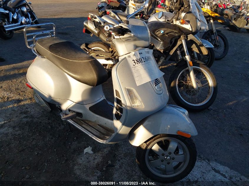 2009 VESPA GTS 250 ZAPM459L095008565