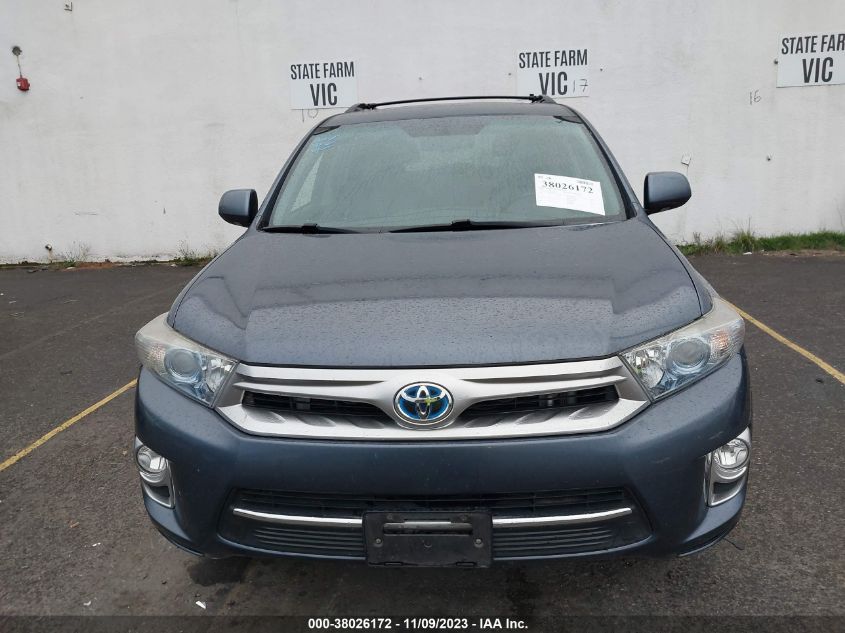 2013 TOYOTA HIGHLANDER HYBRID LIMITED JTEDC3EH8D2017014