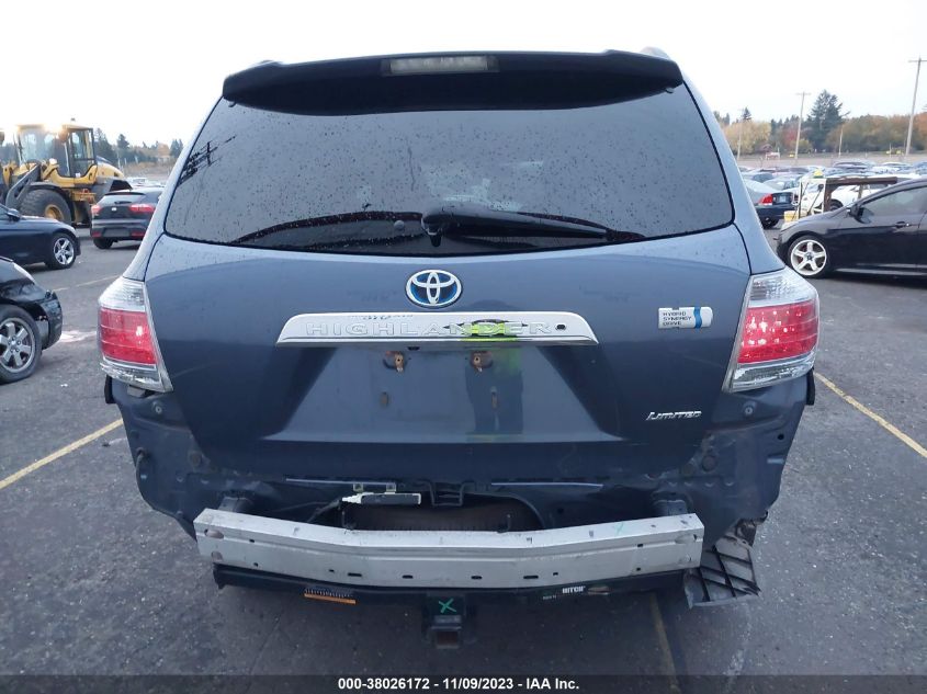 2013 TOYOTA HIGHLANDER HYBRID LIMITED JTEDC3EH8D2017014