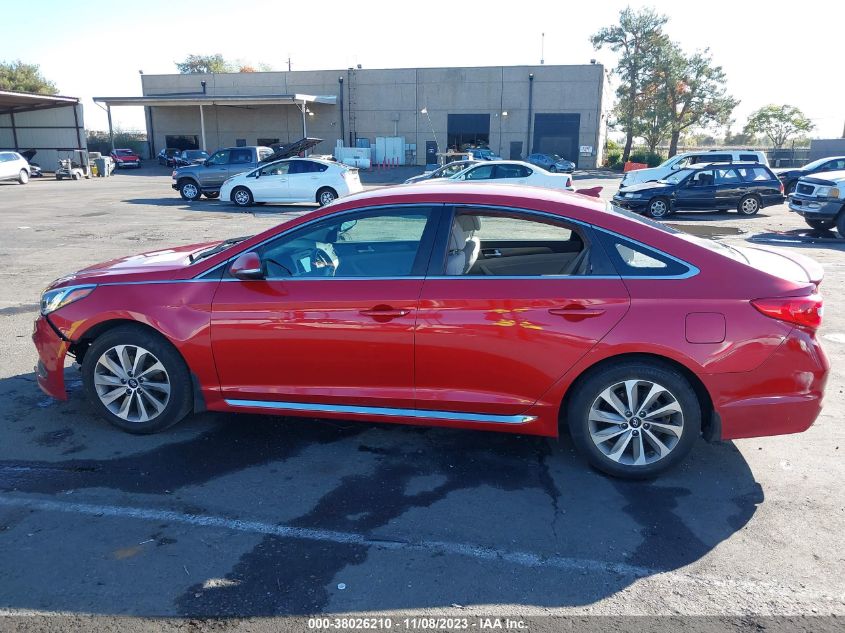 2017 HYUNDAI SONATA SPORT - 5NPE34AF2HH453851