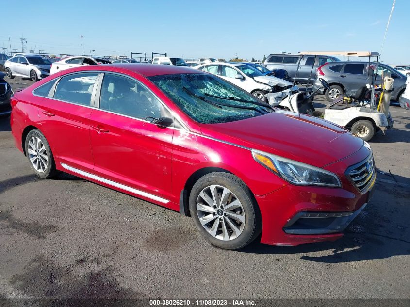 2017 HYUNDAI SONATA SPORT - 5NPE34AF2HH453851