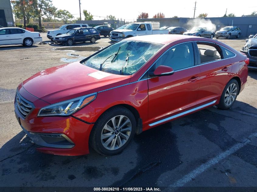 2017 HYUNDAI SONATA SPORT - 5NPE34AF2HH453851