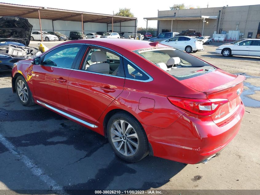 2017 HYUNDAI SONATA SPORT - 5NPE34AF2HH453851