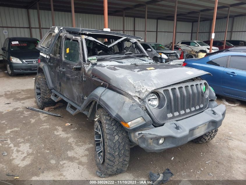 2018 JEEP WRANGLER UNLIMITED SPORT - 1C4HJXDN4JW180399