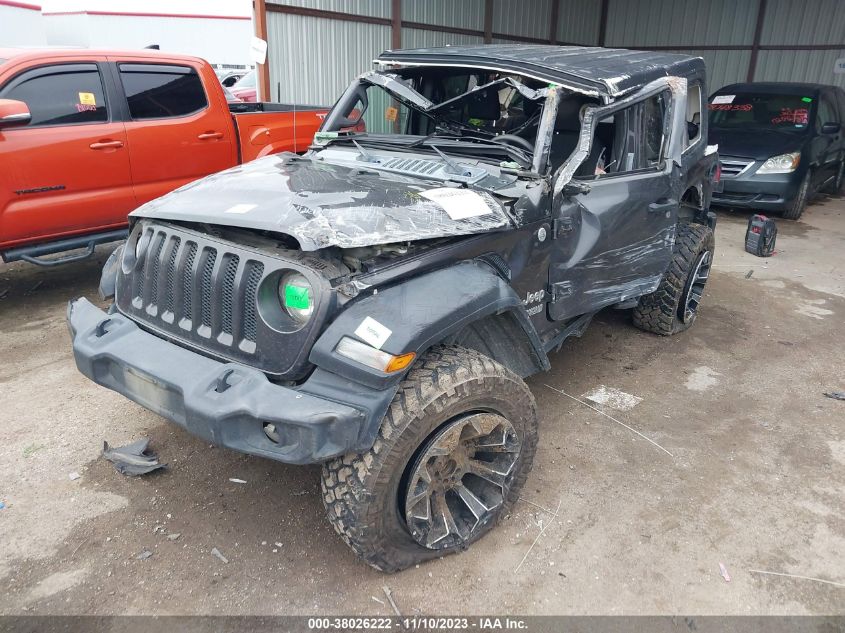2018 JEEP WRANGLER UNLIMITED SPORT - 1C4HJXDN4JW180399