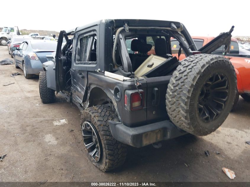 2018 JEEP WRANGLER UNLIMITED SPORT - 1C4HJXDN4JW180399