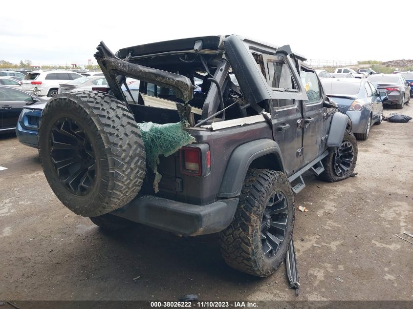 2018 JEEP WRANGLER UNLIMITED SPORT - 1C4HJXDN4JW180399