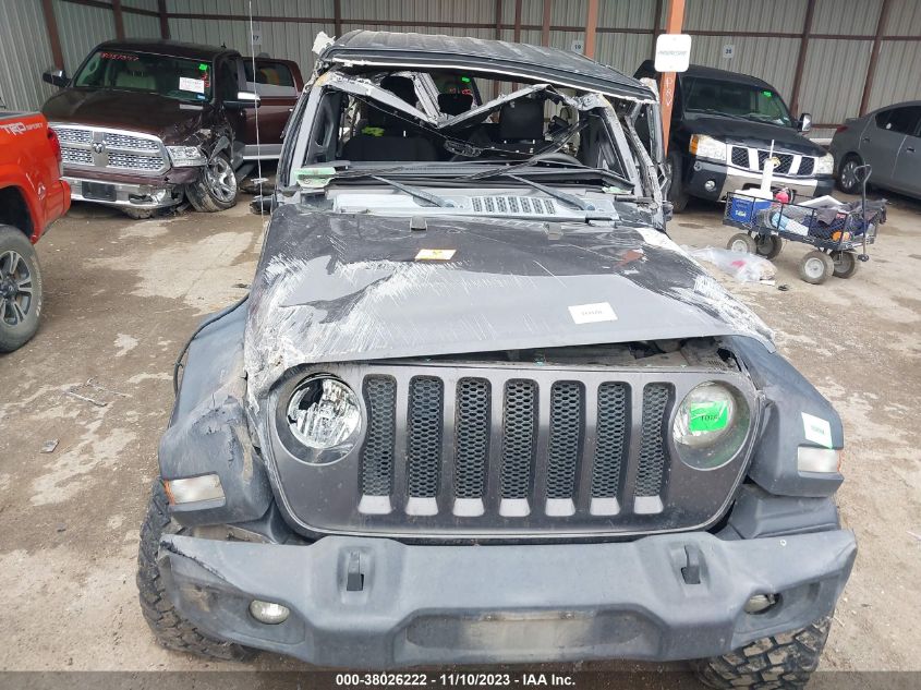 2018 JEEP WRANGLER UNLIMITED SPORT - 1C4HJXDN4JW180399