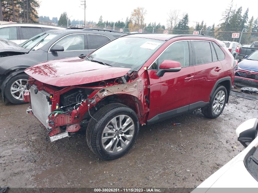 2022 TOYOTA RAV4 XLE PREMIUM - 2T3A1RFV9NW318596