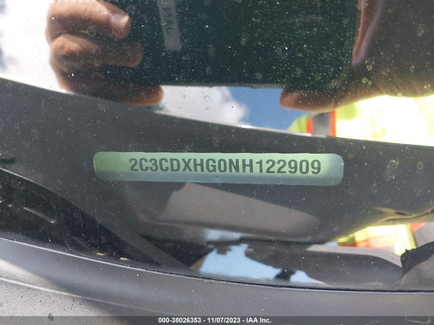 2022 DODGE CHARGER GT - 2C3CDXHG0NH122909