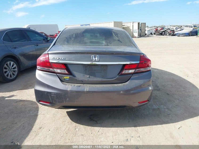 2015 HONDA CIVIC SE VIN: 19XFB2F79FE079009
