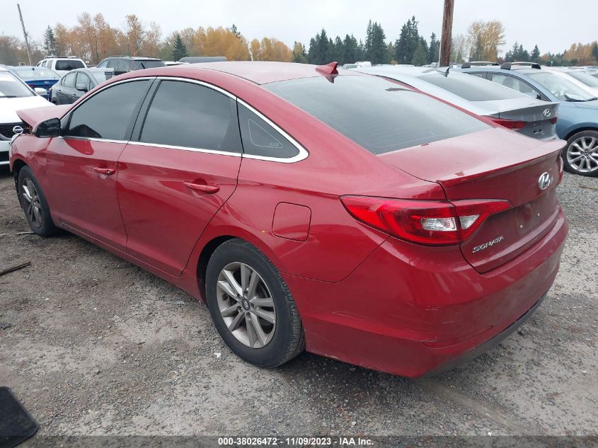 2017 HYUNDAI SONATA 2.4L - 5NPE24AF2HH557811