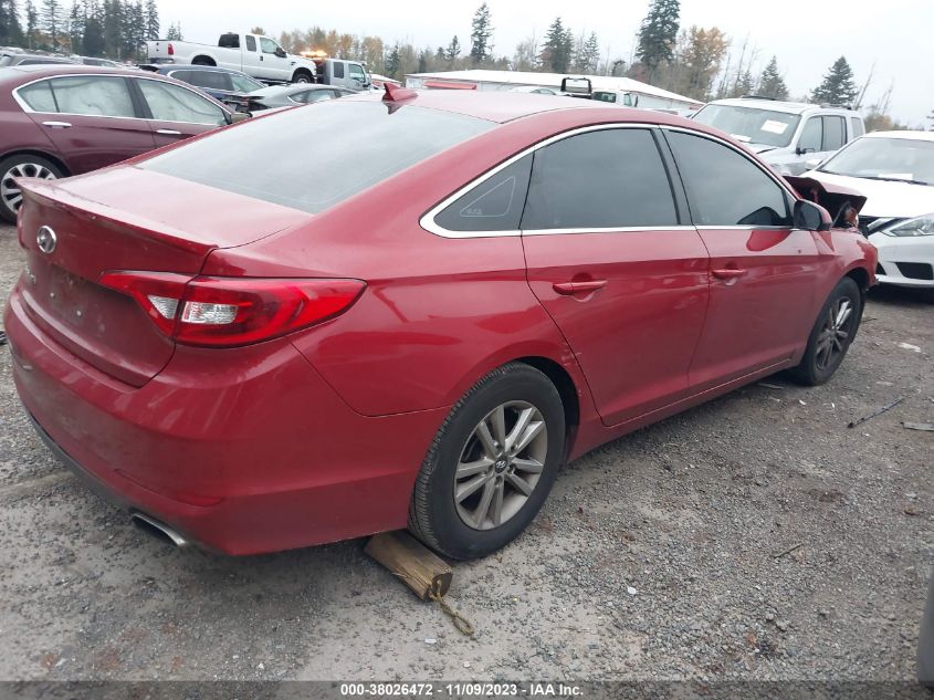 2017 HYUNDAI SONATA 2.4L - 5NPE24AF2HH557811