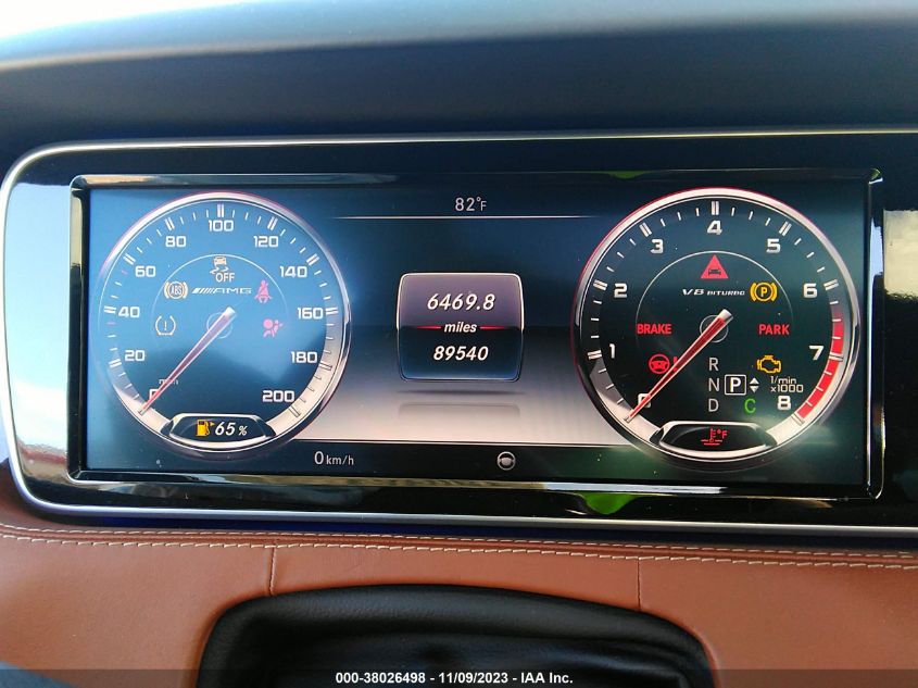 2015 MERCEDES-BENZ S 63 AMG 4MATIC WDDXJ7JB1FA006760