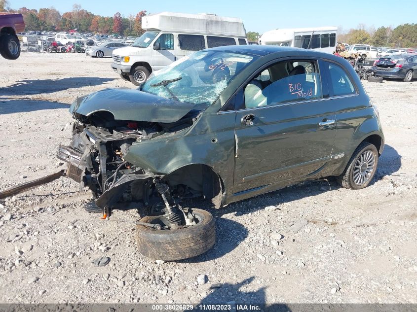 2013 FIAT 500 LOUNGE - 3C3CFFCR9DT596036