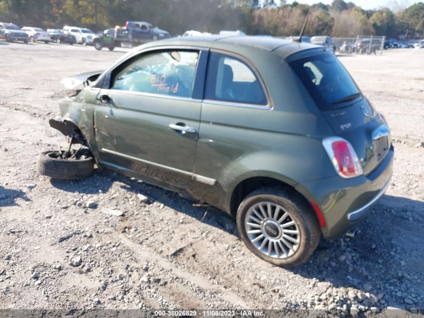 2013 FIAT 500 LOUNGE - 3C3CFFCR9DT596036