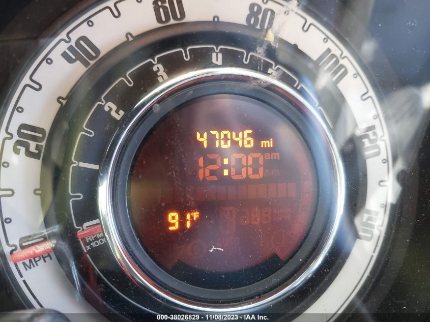 2013 FIAT 500 LOUNGE - 3C3CFFCR9DT596036