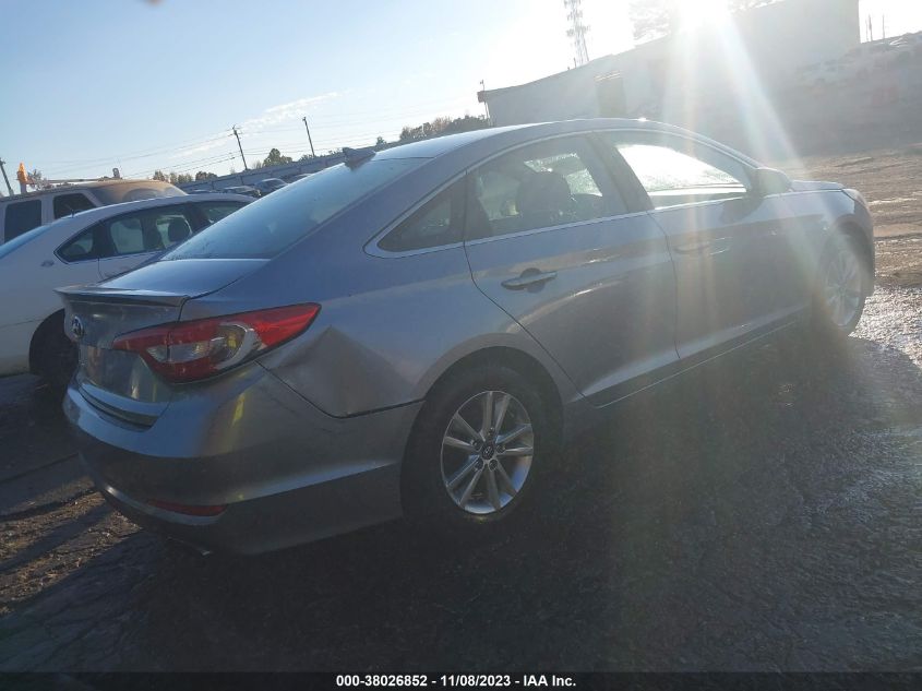 2017 HYUNDAI SONATA 2.4L - 5NPE24AF6HH541255