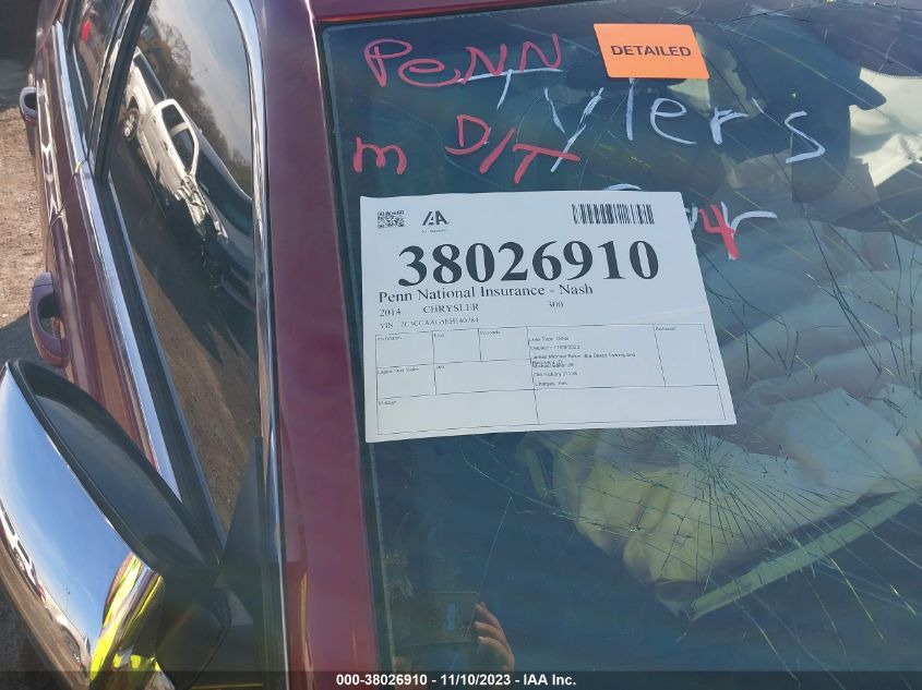 2014 CHRYSLER 300 - 2C3CCAAG5EH140784