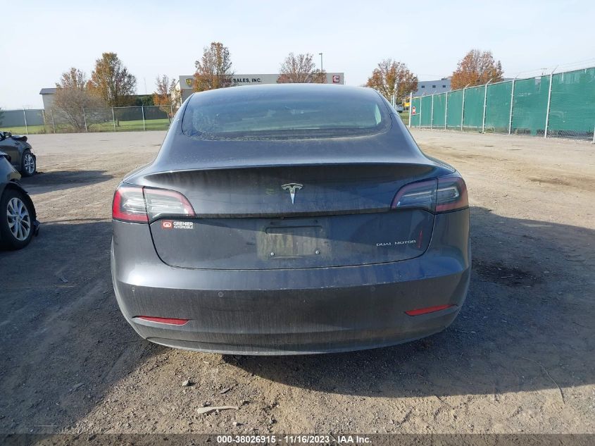 2018 TESLA MODEL 3 LONG RANGE/PERFORMANCE - 5YJ3E1EBXJF126903