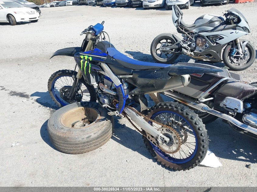 VIN JYACJ26C3MA010850 2021 YAMAHA YZ450 F