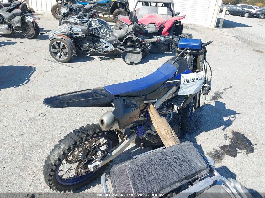 VIN JYACJ26C3MA010850 2021 YAMAHA YZ450 F