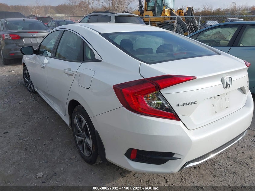 VIN 19XFC2F62KE032127 2019 HONDA CIVIC LX