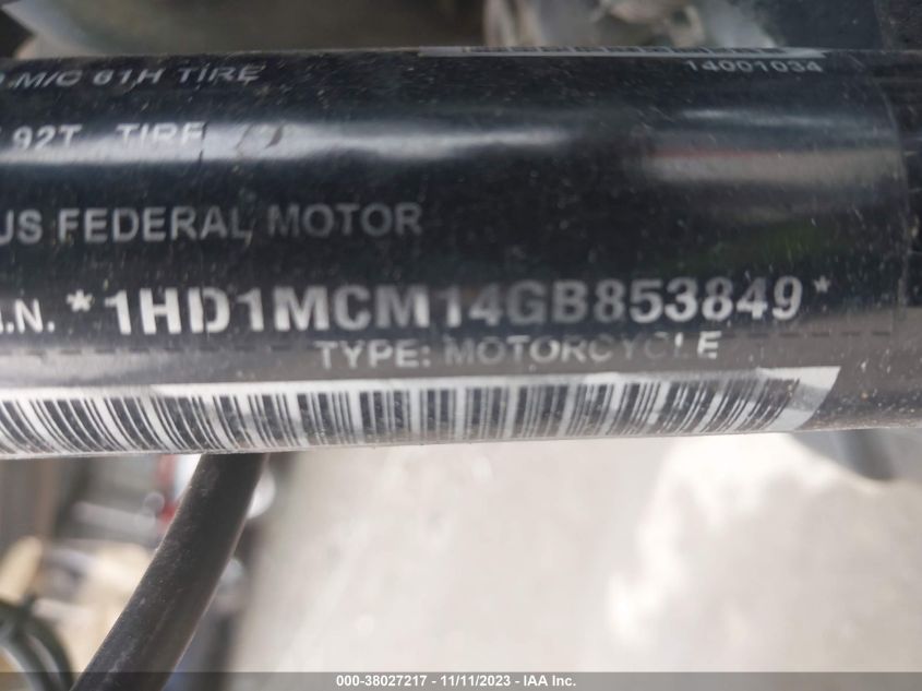 2016 HARLEY-DAVIDSON FLRT FREE WHEELER 1HD1MCM14GB853849