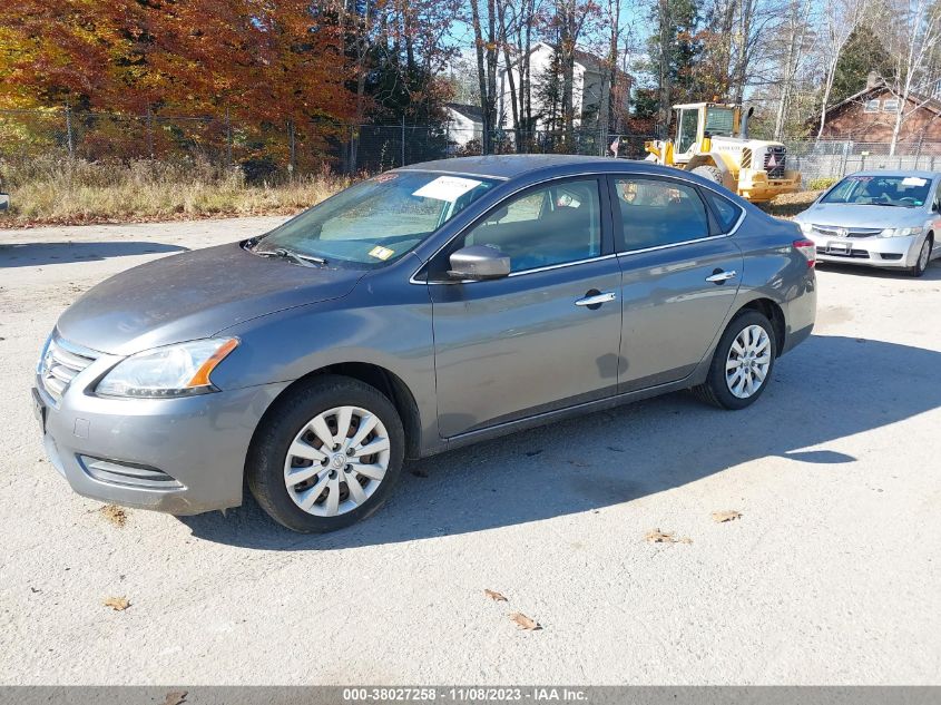 2015 NISSAN SENTRA S - 3N1AB7AP3FY343549