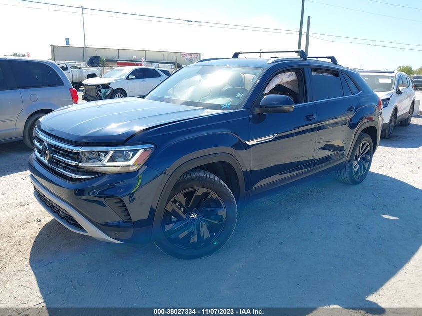 VIN 1V2JE2CA3MC240443 2021 VOLKSWAGEN ATLAS CROSS SPORT SE