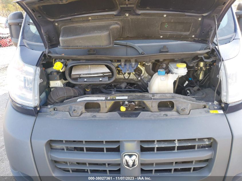2018 RAM PROMASTER 2500 HIGH ROOF 159" WB 3C6TRVDG4JE128099