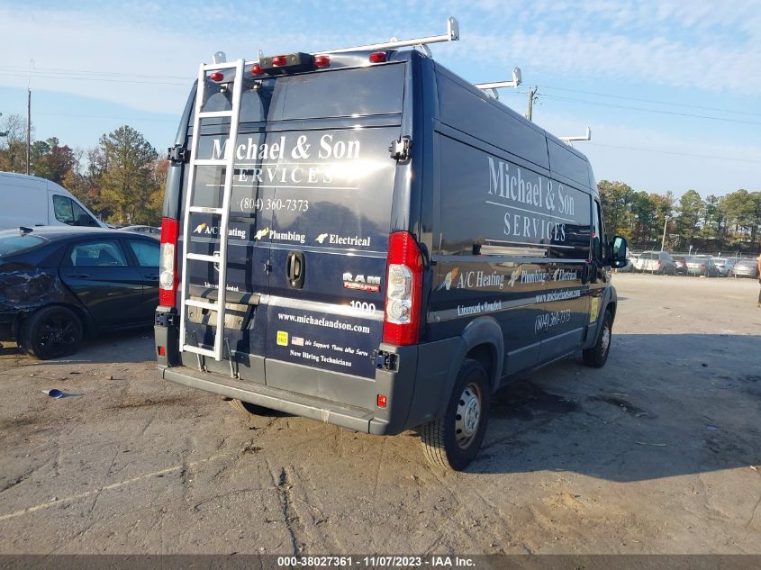 2018 RAM PROMASTER 2500 HIGH ROOF 159" WB 3C6TRVDG4JE128099