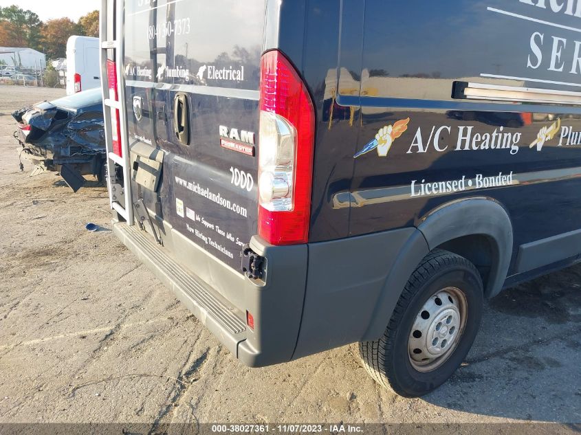 2018 RAM PROMASTER 2500 HIGH ROOF 159" WB 3C6TRVDG4JE128099