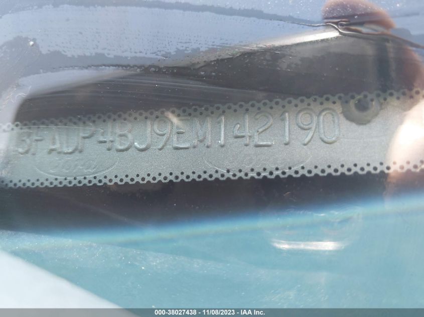 2014 FORD FIESTA SE - 3FADP4BJ9EM142190