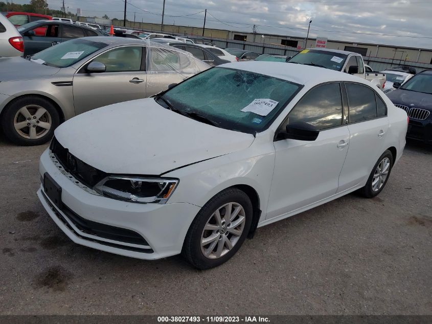 2015 VOLKSWAGEN JETTA SEDAN 2.0L S - 3VW2K7AJXFM417471