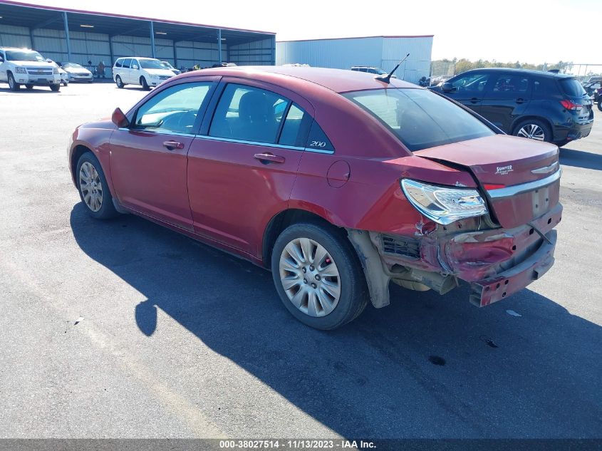 2014 CHRYSLER 200 LX - 1C3CCBAB0EN207020