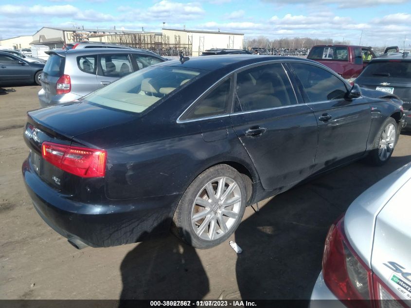 2014 AUDI A6 3.0T PREMIUM PLUS - WAUFGAFC4EN081296