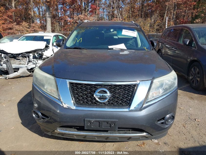2013 NISSAN PATHFINDER S/SV/SL/PLATINUM - 5N1AR2MM5DC643978