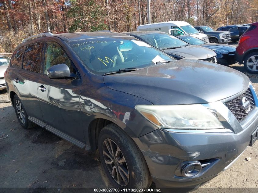 2013 NISSAN PATHFINDER S/SV/SL/PLATINUM - 5N1AR2MM5DC643978